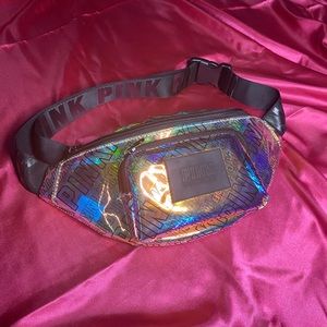 Pink Victoria's Secret Holographic Fanny Pack